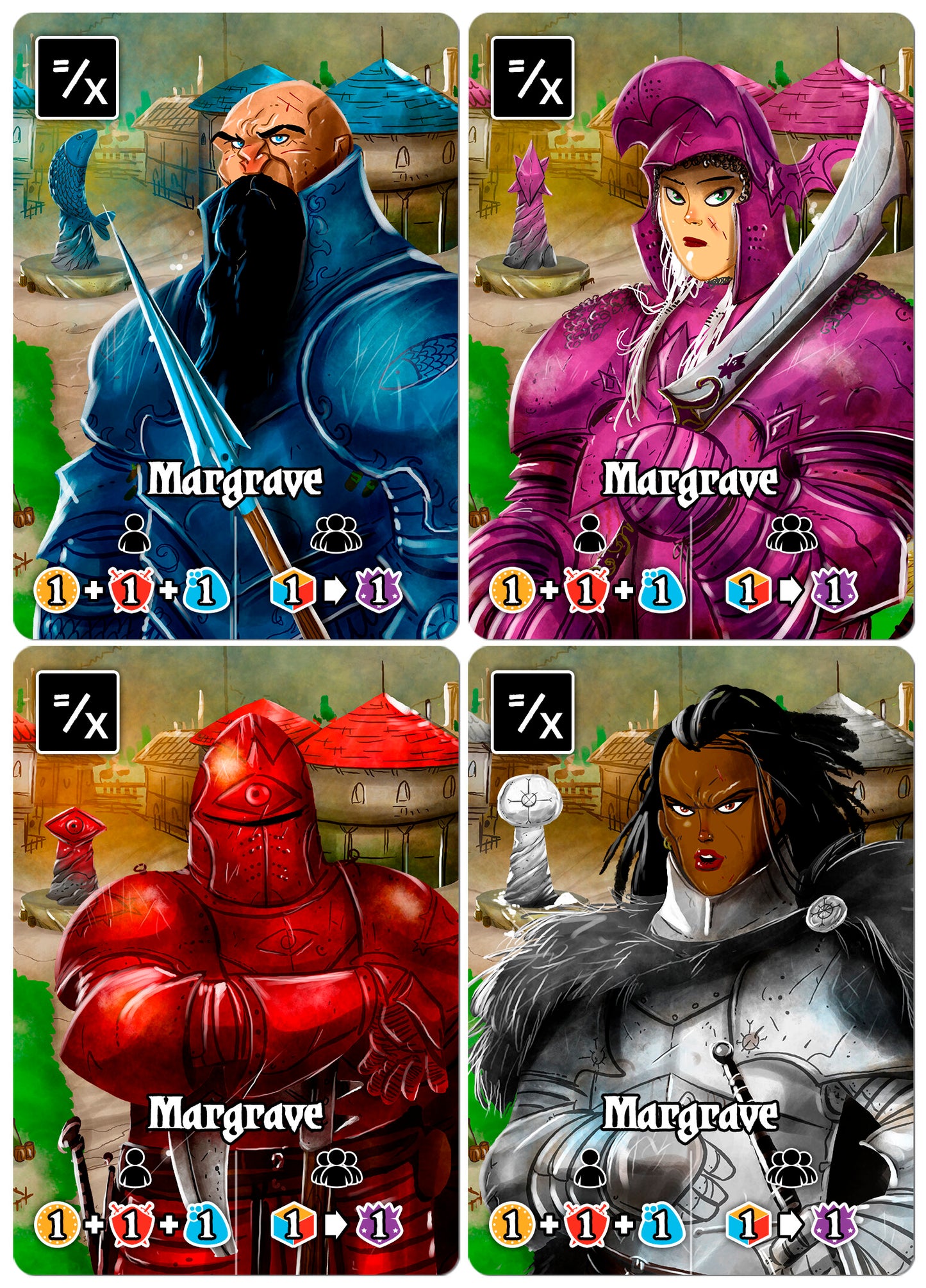 Valeria: Card Kingdoms Expansion Pack #09: Margrave Starters