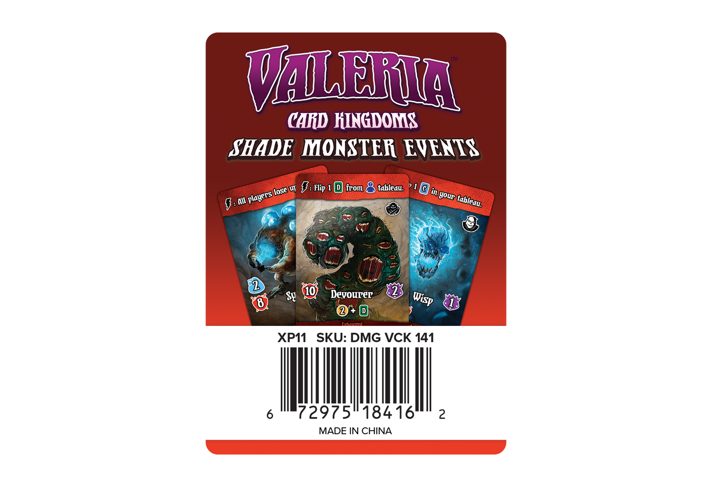 Valeria: Card Kingdoms Expansion Pack #11 Shade Monster Events