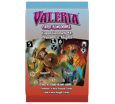 Valeria: Card Kingdoms Expansion Pack #04 Peasants & Knights