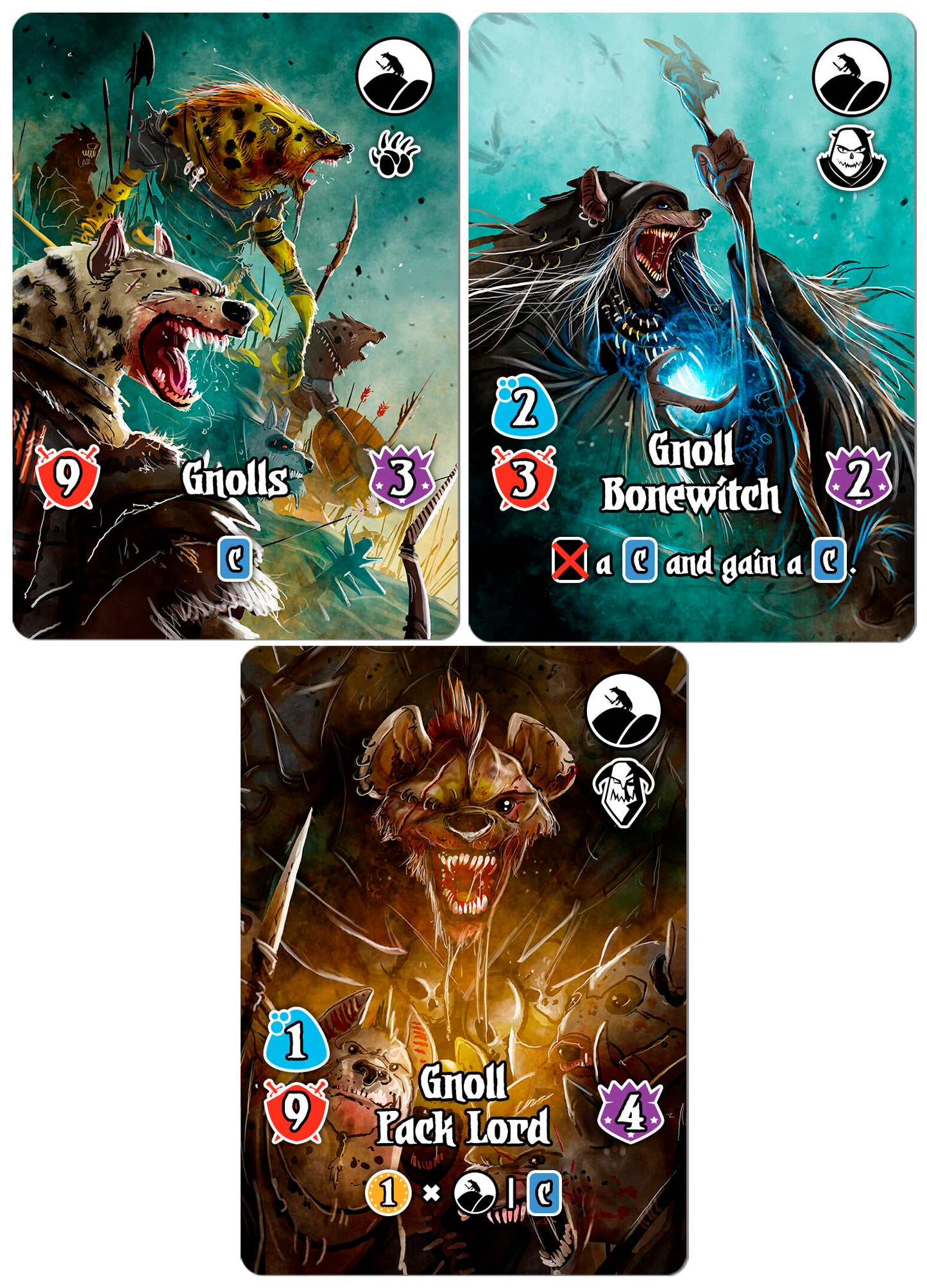 Valeria: Card Kingdoms Expansion Pack #08: Gnoll Monsters