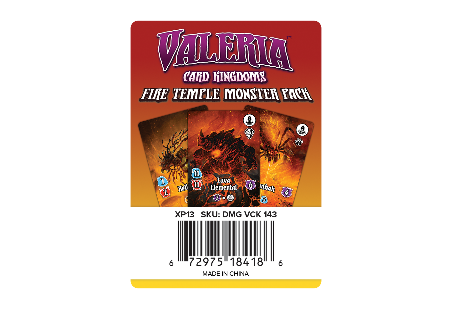 Valeria: Card Kingdoms Expansion Pack #13 Fire Temple Monsters